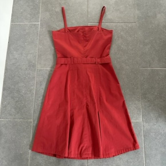 EUC Tamara Catz Designer Dress, Red, Small - Picture 2 of 3